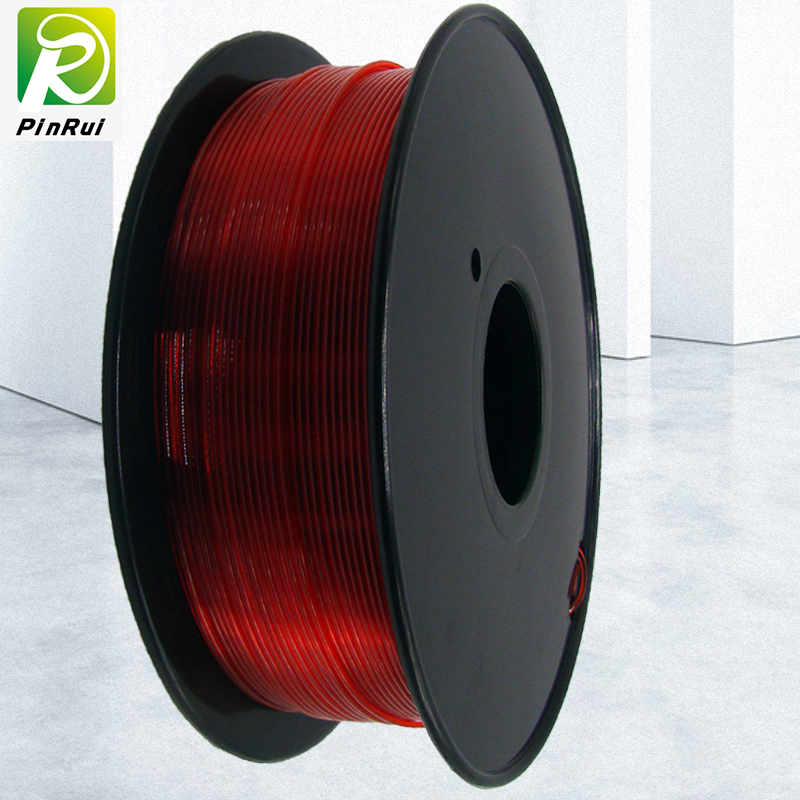 Pinrui 3D tiskárna 1,75 mmpetg vlákna červená barva pro 3D tiskárnu