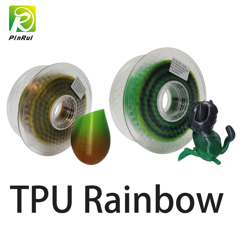 TPU Rainbow Filament 3d Filament Soft Flexible1,75mm FDM